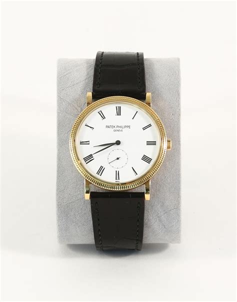 patek philippe calatrava isochronism glass back 18k gold watch|philippe calatrava price.